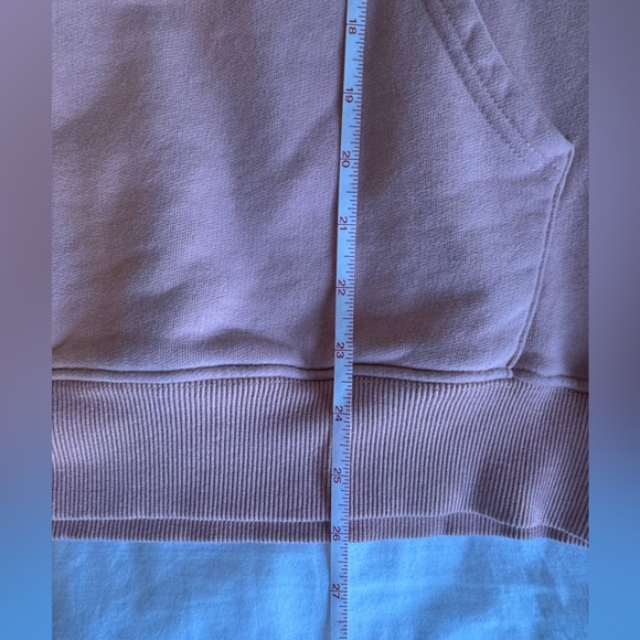 Ami Pink Hoodie with Red Heart Patch - Picture 10 of 11